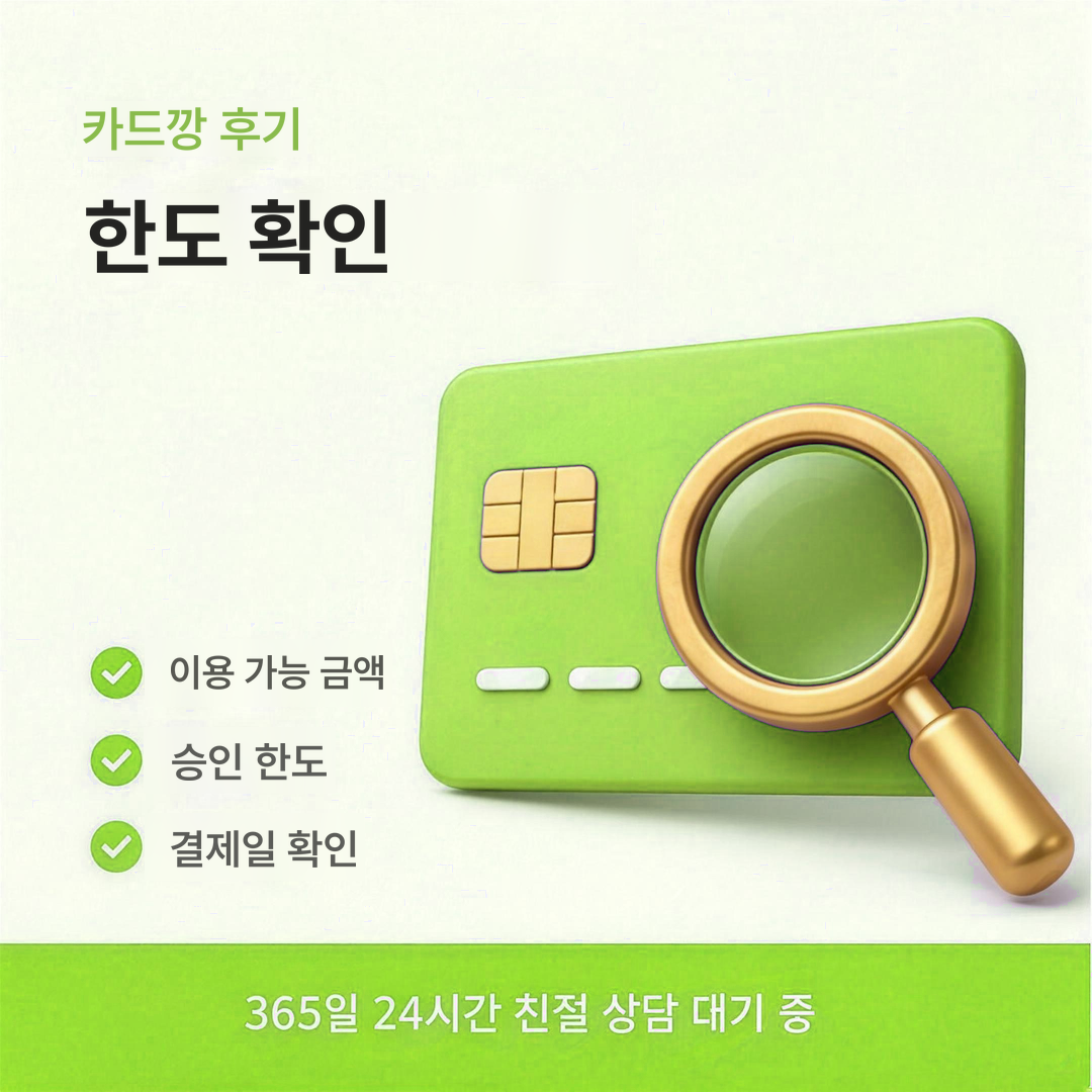다음머니 카드깡 후기 한도 확인 안내